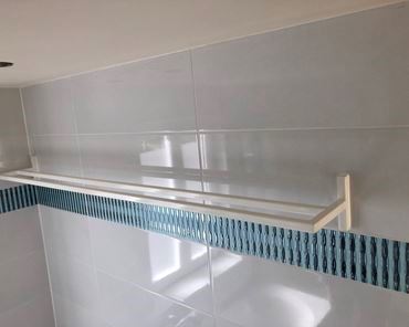 op maat gemaakt handdoek baar, 1,6 meter lang.