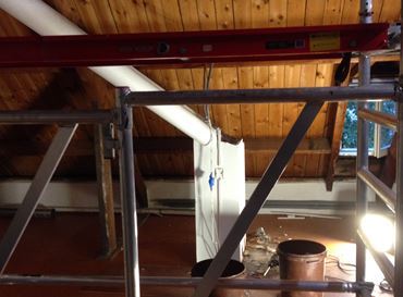 HB accountants Turnhout, zolder isoleren en herinrichten tot mooie en functionele bureau ruimte.