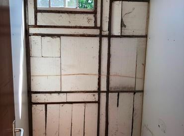 Terug opfrissen bouw container